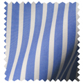 Mens striped shirts fabric  Royal Blue With White Stripe